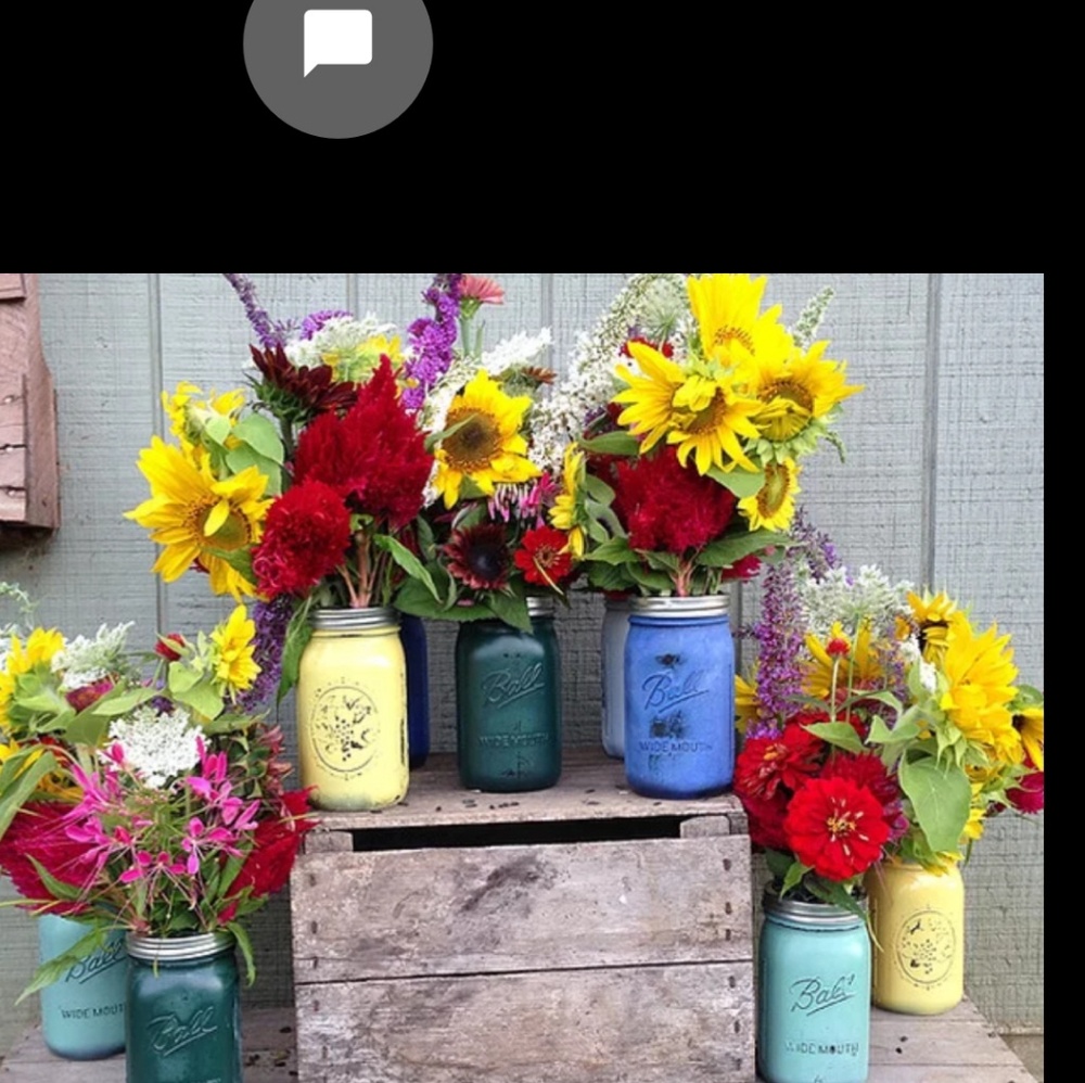 Fun colorful pastel to bright crayon mason jar set